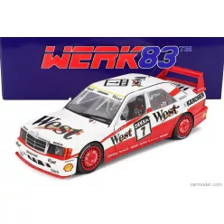   MERCEDES BENZ  190E EVO II 2.5 16V N 7 DTM SEASON 1991 KURT THIIM  WHITE RED