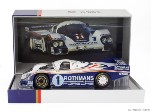 PORSCHE  956LH 2.6L F6 TWIN TURBO TEAM ROTHMANS PORSCHE SYSTEM N 1 WINNER 24h LE MANS 1982 JACKY ICKX - DEREK BELL  WHITE BLUE