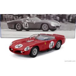   FERRARI  250 TR61 3.0L V12 SPIDER TEAM SEFAC N 14 WINNER 12h SEBRING 1961 OLIVIER GENDEBIEN - PHIL HILL  RED