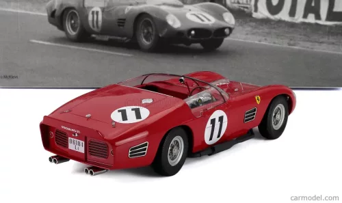 FERRARI  250 TR61 3.0L V12 TEAM SEFAC N 11 2nd 24h LE MANS 1961 MIKE PARKES - WILLY MAIRESSE  RED