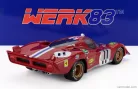 FERRARI  512S 5.0L V12 LONG TAIL TEAM N.A.R.T.H. NORTH AMERICAN RACING N 11 4th 24h LE MANS 1970 RONNIE BUCKNUM - SAM POSEY  RED