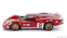 FERRARI  512S 5.0L V12 LONG TAIL TEAM SEFAC SPA FERRARI N 8 24h LE MANS 1970 ARTURO MERZIARIO - CLAY REGAZZONI  RED