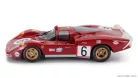 FERRARI  512S 5.0L V12 LONG TAIL TEAM SEFAC SPA FERRARI N 6 24h LE MANS 1970 IGNAZIO GIUNTI - NINO VACCARELLA  RED