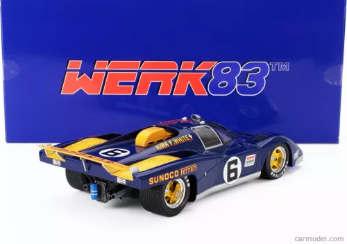 FERRARI  512M 5.0L V12 TEAM PENSKE SUNOCO N 6 3rd 24h DAYTONA 1971 MARK DONOHUE - DAVID HOBBS  BLUE YELLOW