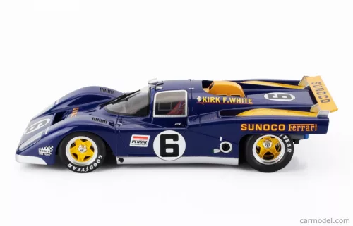 FERRARI  512M 5.0L V12 TEAM PENSKE SUNOCO N 6 3rd 24h DAYTONA 1971 MARK DONOHUE - DAVID HOBBS  BLUE YELLOW