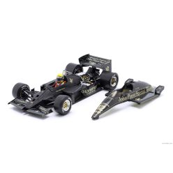   LOTUS  F1  97T RENAULT TURBO TEAM LOTUS JPS N 12 MONACO GP 1985 AYRTON SENNA - ENGINE DETAILS - DETTAGLIO MOTORE  BLACK GOLD