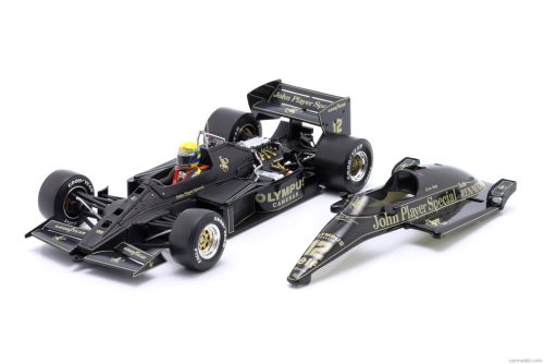 LOTUS  F1  97T RENAULT TURBO TEAM LOTUS JPS N 12 MONACO GP 1985 AYRTON SENNA - ENGINE DETAILS - DETTAGLIO MOTORE  BLACK GOLD