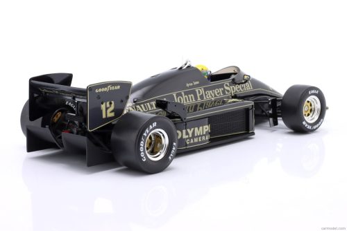 LOTUS  F1  97T RENAULT TURBO TEAM LOTUS JPS N 12 MONACO GP 1985 AYRTON SENNA - ENGINE DETAILS - DETTAGLIO MOTORE  BLACK GOLD