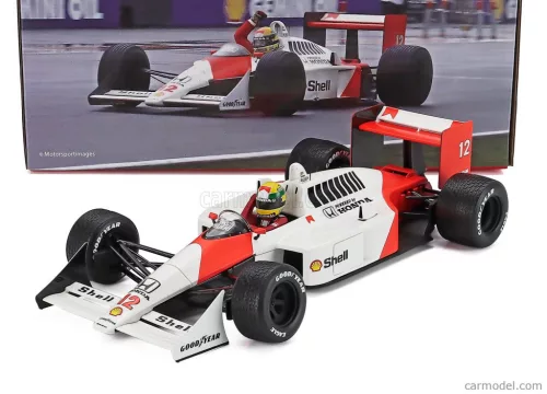 McLAREN  F1  MP4/4 HONDA N 12 WORLD CHAMPION WINNER BRITISH GP 1988 AYRTON SENNA  RED WHITE