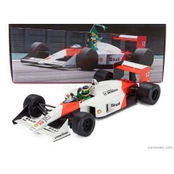   McLAREN  F1  MP4/4 HONDA N 12 (AYRTON SENNA'S CAR) DEMO RUN INTERLAGOS BRAZILIAN GP 2019 BRUNO SENNA  WHITE RED