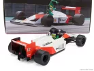 McLAREN  F1  MP4/4 HONDA N 12 (AYRTON SENNA'S CAR) DEMO RUN INTERLAGOS BRAZILIAN GP 2019 BRUNO SENNA  WHITE RED