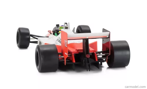 McLAREN  F1  MP4/4 HONDA N 12 (AYRTON SENNA'S CAR) DEMO RUN INTERLAGOS BRAZILIAN GP 2019 BRUNO SENNA  WHITE RED