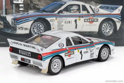 LANCIA  037 TEAM MARTINI RACING N 1 WINNER RALLY MONTECARLO 1983 WALTER ROHRL - CHRISTIAN GEISTDORFER  WHITE RED BLUE