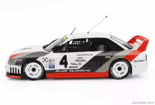 AUDI  90 QUATTRO TEAM AUDI SPORT N 4 2nd PORTLAND IMSA 1989 HANS JOACHIM STUCK  WHITE GREY RED
