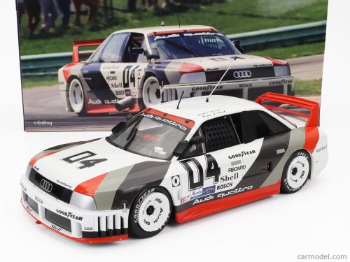 AUDI   90 QUATTRO TEAM AUDI SPORT N 4 MILLER HIGH LIFE 500km IMSA 1989 WALTER ROHRL - HANS JOACHIM STUCK   WHITE GREY RED