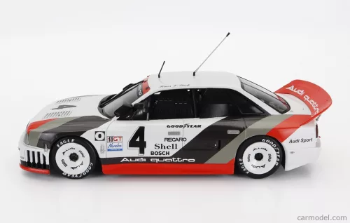 AUDI   90 QUATTRO TEAM AUDI SPORT N 4 WINNER IMSA LAGUNA SECA 1989 HANS JOACHIM STUCK   WHITE GREY RED