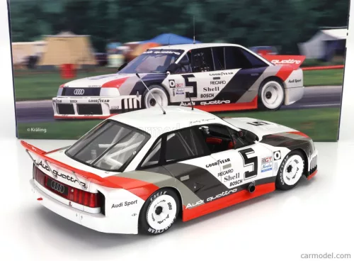 AUDI  90 QUATTRO IMSA GTO TEAM AUDI SPORT N 5 2nd LAGUNA IMSA 1989 HURLEY HAYWOOD  WHITE GREY RED