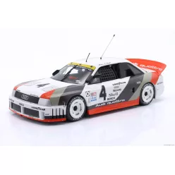   AUDI  90 QUATTRO TEAM AUDI SPORT N 4 IMSA SEARS POINT 1989 HANS JOACHIM STUCK  WHITE GREY RED