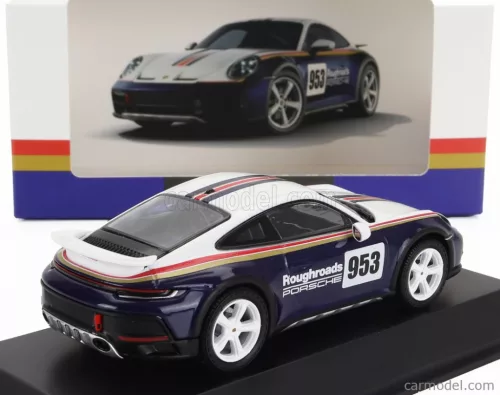 PORSCHE  911 992 N 953 RALLY DAKAR ROUGHROADS DESIGN PAKET COUPE 2023  WHITE BLUE