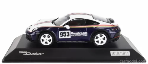 PORSCHE  911 992 N 953 RALLY DAKAR ROUGHROADS DESIGN PAKET COUPE 2023  WHITE BLUE