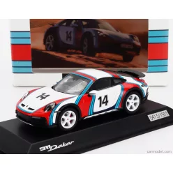   PORSCHE  911 992 DAKAR COUPE N 14 MARTINI RACING LIVERY 2023  WHITE RED BLUE