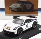 PORSCHE  911 992 COUPE N 19 RALLY DAKAR DESIGN 2022  WHITE BLUE