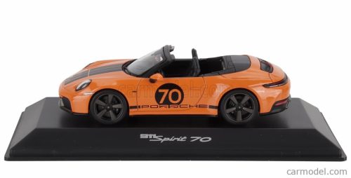 PORSCHE  911 992 CABRIOLET OPEN SPIRIT 70 2025  SIGNAL ORANGE BLACK
