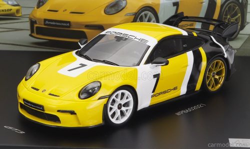 PORSCHE  SET 2X TEAM NEW-MAN JOEST RACING - 956LH N 7 WINNER 24h LE MANS 1985 K.LUDWIG - P.BARILLA - J.WINTER + 911 (992) GT3 N 7 COUPE 2022 PAOLO BARILLA