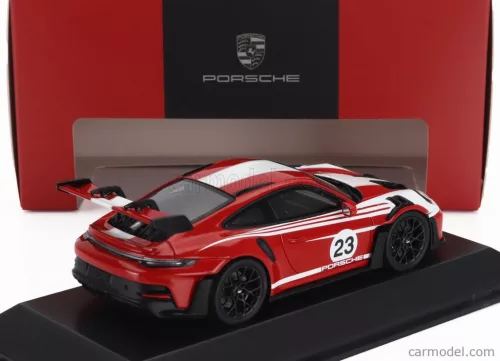 PORSCHE  911 992 GT3 RS N 23 COUPE SALZBURG LIVERY 2023  RED WHITE