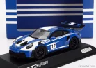 PORSCHE  911 992 GT3 RS N 17 RACING COUPE 2023  BLUE WHITE