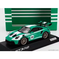 PORSCHE  911 992 GT3 RS N 56 RACING COUPE 2023  GREEN WHITE
