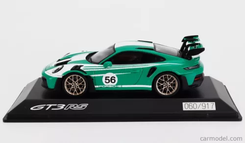 PORSCHE  911 992 GT3 RS N 56 RACING COUPE 2023  GREEN WHITE