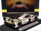 PORSCHE  963 9RD 4.6L TURBO V8 TEAM HERTZ JOTA N 38 24h LE MANS 2023 ANTONIO FELIX DA COSTA - WILL STEVENS - YIFEI YE  GOLD MET WHITE
