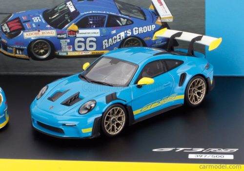 PORSCHE  SET 2X 911 996 GT3 RS N 66 RACING 2002 + 911 992 GT3 RS COUPE 2023  VARIOUS