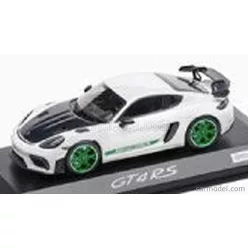   PORSCHE  718 CAYMAN GT4 RS (TRIBUTE 982) COUPE 2023  WHITE GREEN