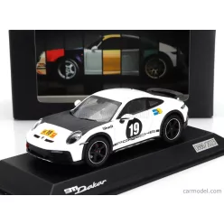   PORSCHE  911 992 N 19 RALLY DAKAR (LIVERY 1971) COUPE 2023  WHITE BLACK