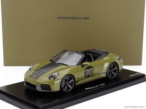 PORSCHE  911 992 CABRIOLET OPEN SPIRIT 70 2025  OLIVE NEO GREEN BLACK
