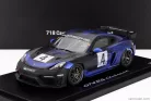 PORSCHE  718 (982) CAYMAN GT4 RS N 4 CLUBSPORT 2023 - CON VETRINA - WITH SHOWCASE  BLUE BLACK