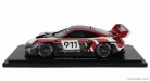 PORSCHE  911 992 GT3 R N 911 RACING FLACHT DESIGN COUPE 2021 - CON VETRINA - WITH SHOWCASE  WHITE GREY RED