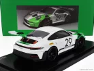 PORSCHE  911 992 GT3 RS N 29 RACING COUPE JO SIFFERT TRIBUTE 2023 - CON VETRINA - WITH SHOWCASE  WHITE GREEN