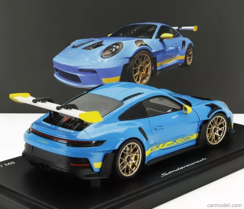 PORSCHE  911 992 GT3 RS COUPE 2023  LIGHT BLUE YELLOW