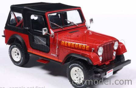 JEEP  CJ-7 RENEGADE 1980  RED BLACK