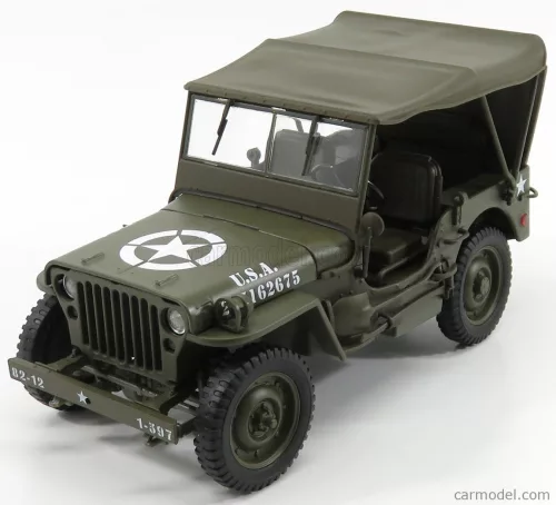 JEEP WILLYS 1/4 MB USA ARMY SOFT-TOP CLOSED 1945