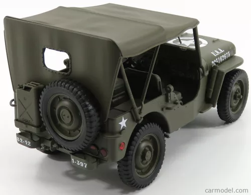 JEEP WILLYS 1/4 MB USA ARMY SOFT-TOP CLOSED 1945