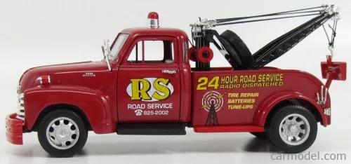 CHEVROLET  3100 TOW TRUCK 1953 - CARRO ATTREZZI - WRECKER ROAD SERVICE  RED
