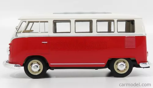 VOLKSWAGEN  T1 MINIBUS 1962  RED WHITE
