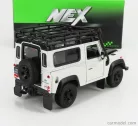 LAND ROVER  LAND DEFENDER 90 WITH ROOF RACK 1984  WHITE BLACK