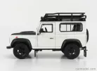 LAND ROVER  LAND DEFENDER 90 WITH ROOF RACK 1984  WHITE BLACK