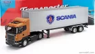 SCANIA  R730 V8 TRACTOR TRUCK CASSONATO 2011  ORANGE SILVER