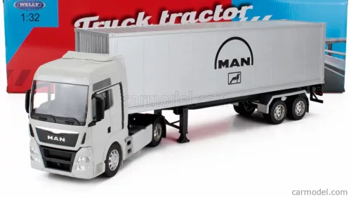 MAN  TGX 18.440 XXL TRUCK CASSONATO 2019  WHITE SILVER